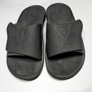OLUKAI Nalu Men’s Slide Slip On Sandal Waterproof Adjustable Open Toe size 13